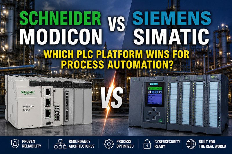 Schneider Modicon ou Siemens SIMATIC : quelle plateforme PLC est la meilleure pour l’automatisation des processus ?