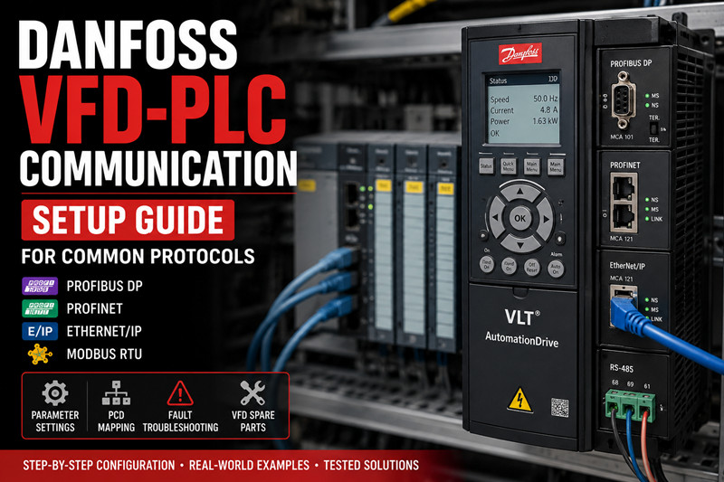 Communication entre variateurs de fréquence et automates programmables Danfoss : Guide de configuration pour les protocoles courants