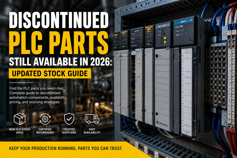 Pièces détachées pour automates programmables industriels (API) désormais obsolètes mais toujours disponibles en 2026 : Guide des stocks mis à jour