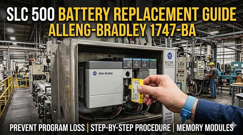 Allen-Bradley SLC 500 : Guide de remplacement de la batterie, de sauvegarde du programme et des pièces détachées