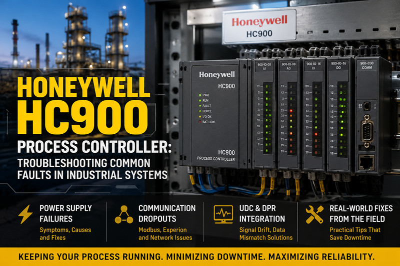 Contrôleur de processus Honeywell HC900 : Dépannage des pannes courantes dans les systèmes industriels