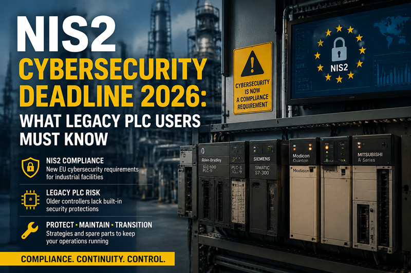 Échéance NIS2 en matière de cybersécurité (2026) : Ce que les utilisateurs d’automates programmables industriels (API) existants doivent savoir