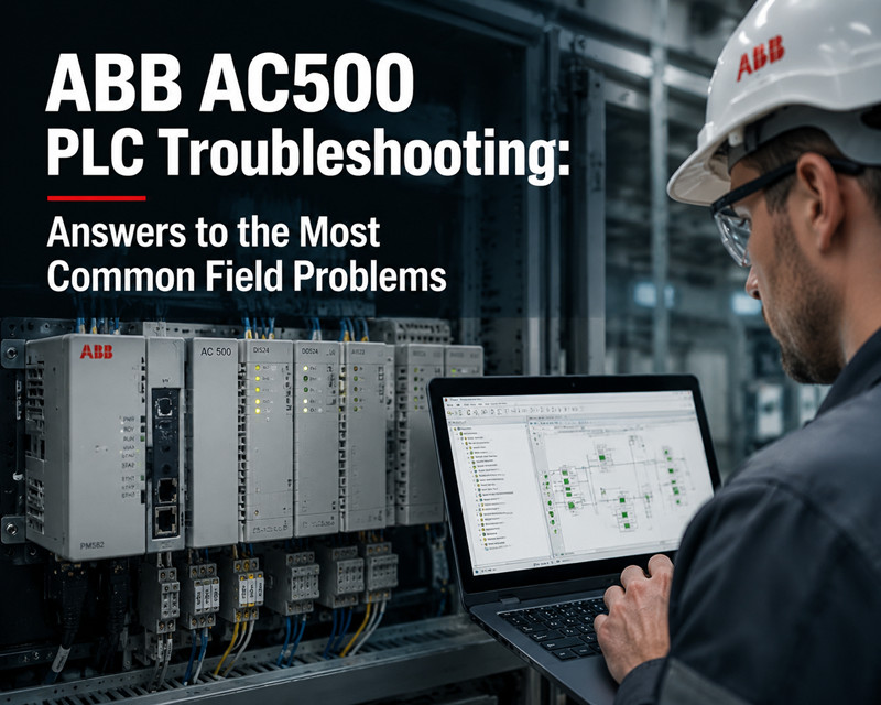 Dépannage des automates programmables ABB AC500 : Réponses aux problèmes les plus courants rencontrés sur le terrain