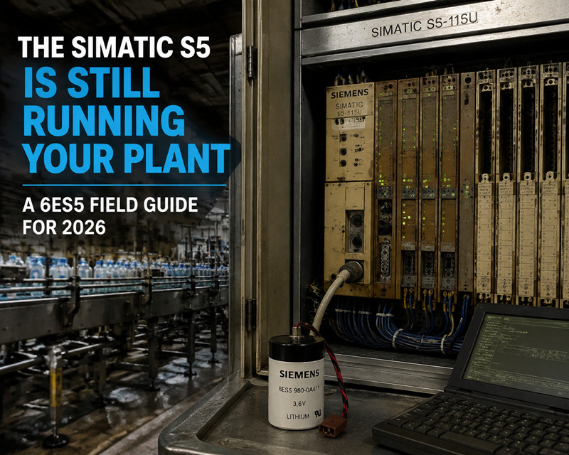 Le SIMATIC S5 continue de piloter votre usine : Guide pratique 6ES5 pour 2026