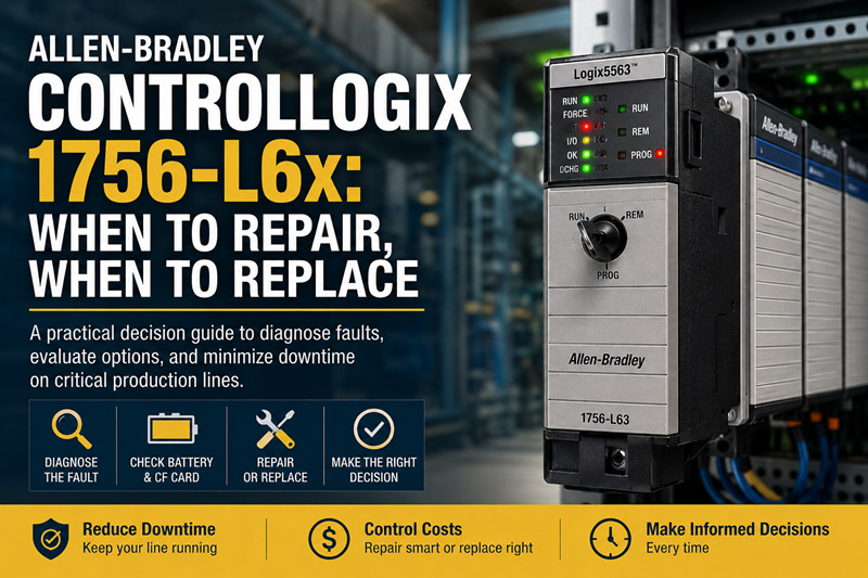 Allen-Bradley ControlLogix 1756-L6x : Quand réparer, quand remplacer