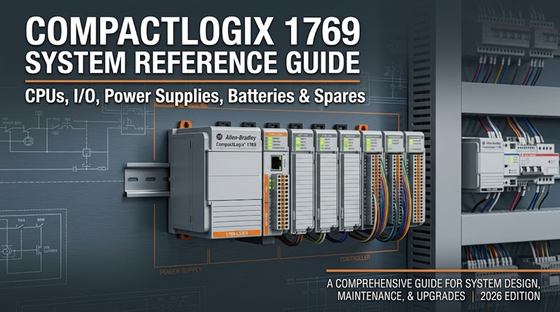 Référence système CompactLogix 1769 : Processeurs, E/S, Alimentations, Batteries et Pièces de rechange