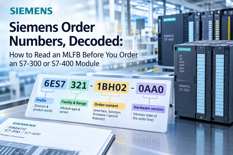 Décryptage des références Siemens : comment lire un MLFB avant de commander un module S7-300 ou S7-400