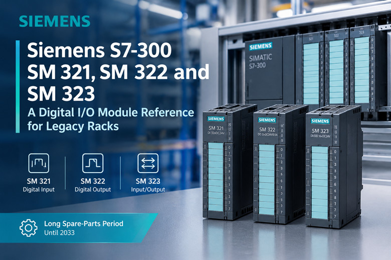 Siemens S7-300 SM 321, SM 322 et SM 323 : Guide de référence des modules d’E/S numériques pour les racks existants
